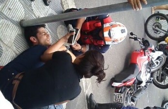 Motociclista fica ferido em colisão em Arapiraca