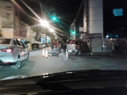 Deodorense sofre acidente de moto em Maceió