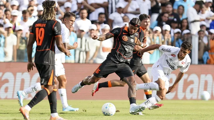 Com Neymar apagado, Santos e Corinthians empatam em clássico do Brasileirão