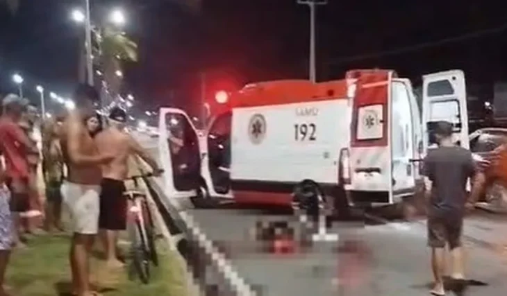 Violência na orla deixa homem ferido e mobiliza atendimento de emergência em Maceió