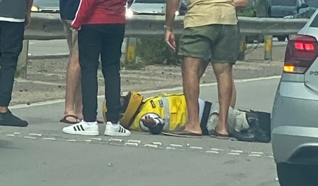 Agente do Ronda no Bairro é vítima de acidente na Ponte Divaldo Suruagy 